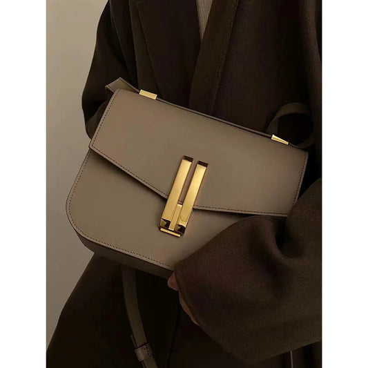 British Luxury: Tofu Bag - Unique Design | Premium Genuine Leather